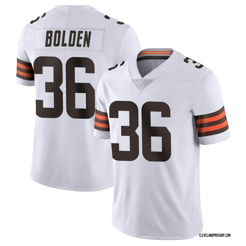 White Youth Bubba Bolden Cleveland Browns Limited Vapor Untouchable Jersey