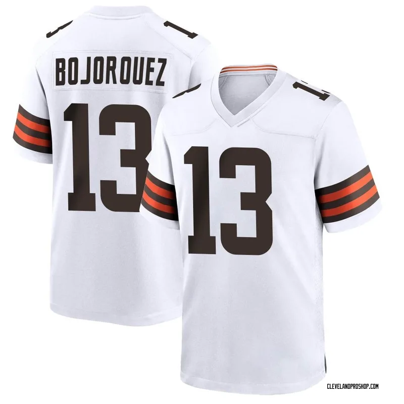 Youth Nike Cleveland Browns Brown Custom Game Jersey Size: Large