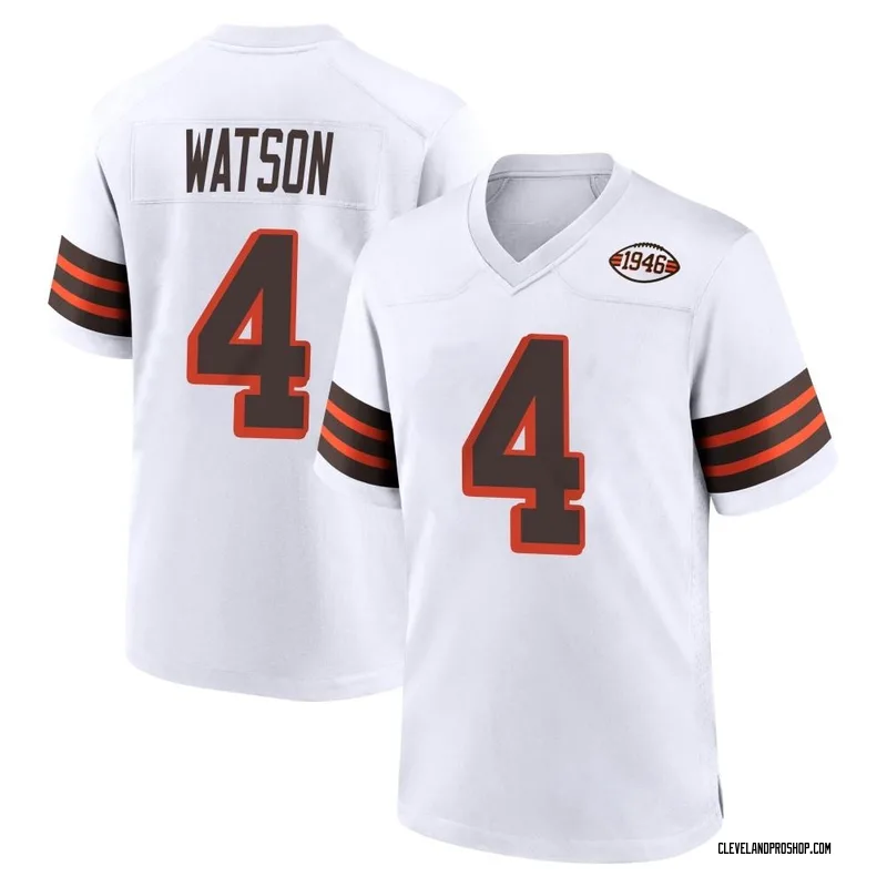 Men's Cleveland Browns Nike White Custom Game Jersey in 2023