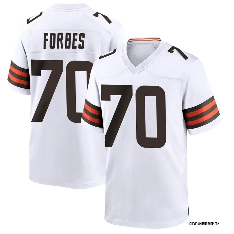 Lids Drew Forbes Cleveland Browns Fanatics Authentic Game-Used #70 White  Jersey vs. Pittsburgh Steelers on January 8, 2023