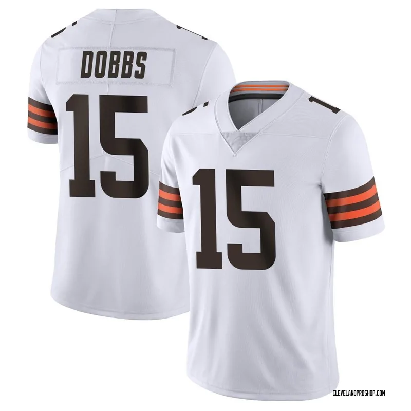 White Men's Joshua Dobbs Cleveland Browns Game Jersey