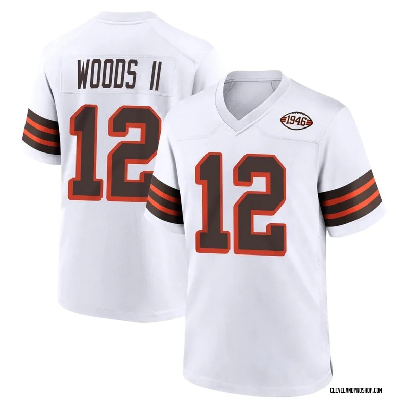 Brown Youth Michael Woods II Cleveland Browns Limited Vapor