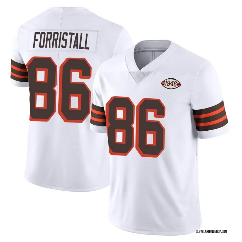 White Youth Miller Forristall Cleveland Browns Limited Vapor 1946  Collection Alternate Jersey