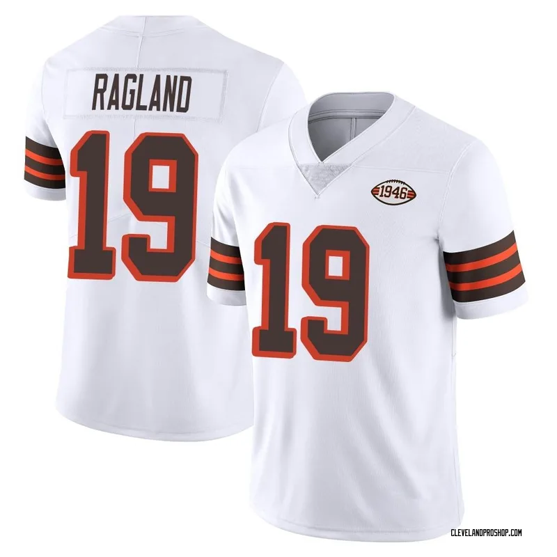 White Youth Reggie Ragland Cleveland Browns Limited Vapor 1946 Collection  Alternate Jersey